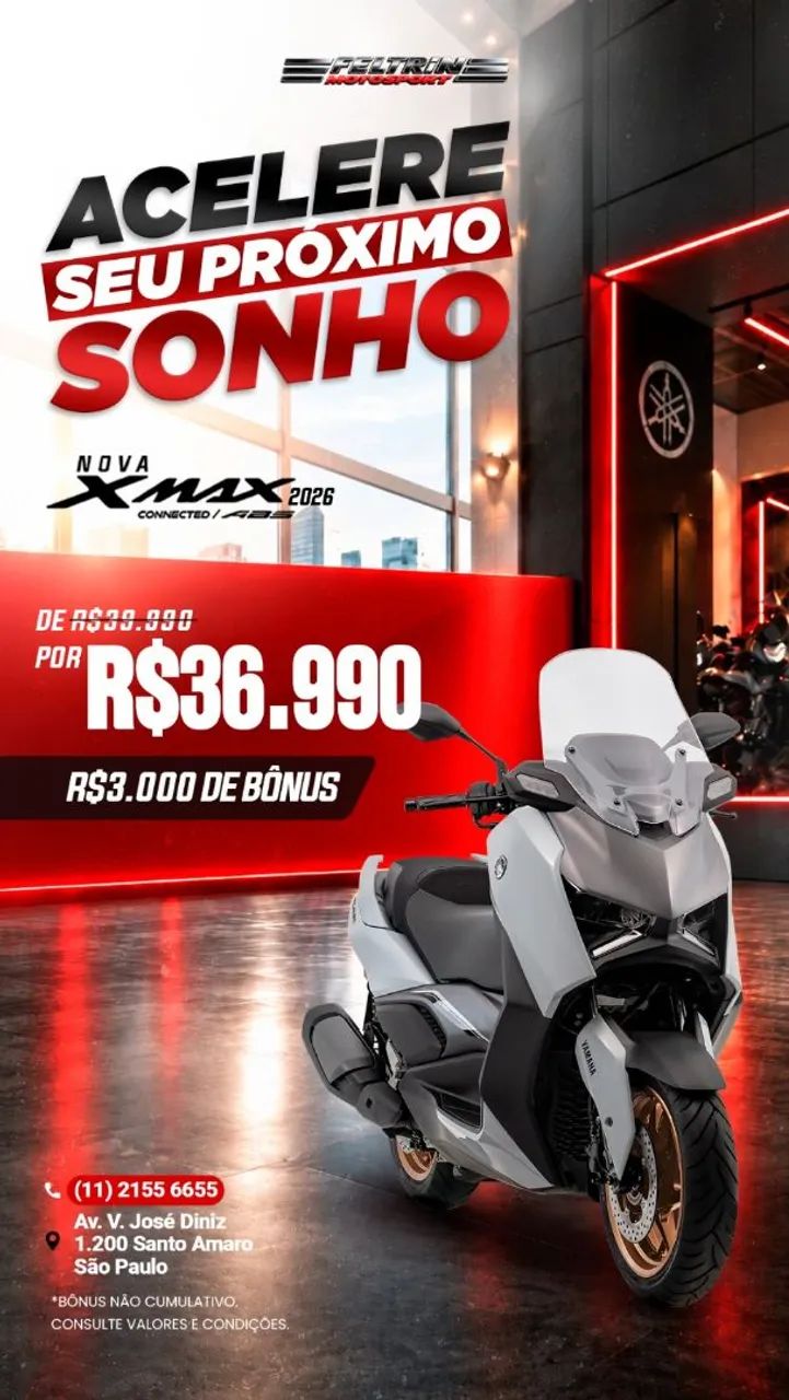 XMAX  300 promoção 