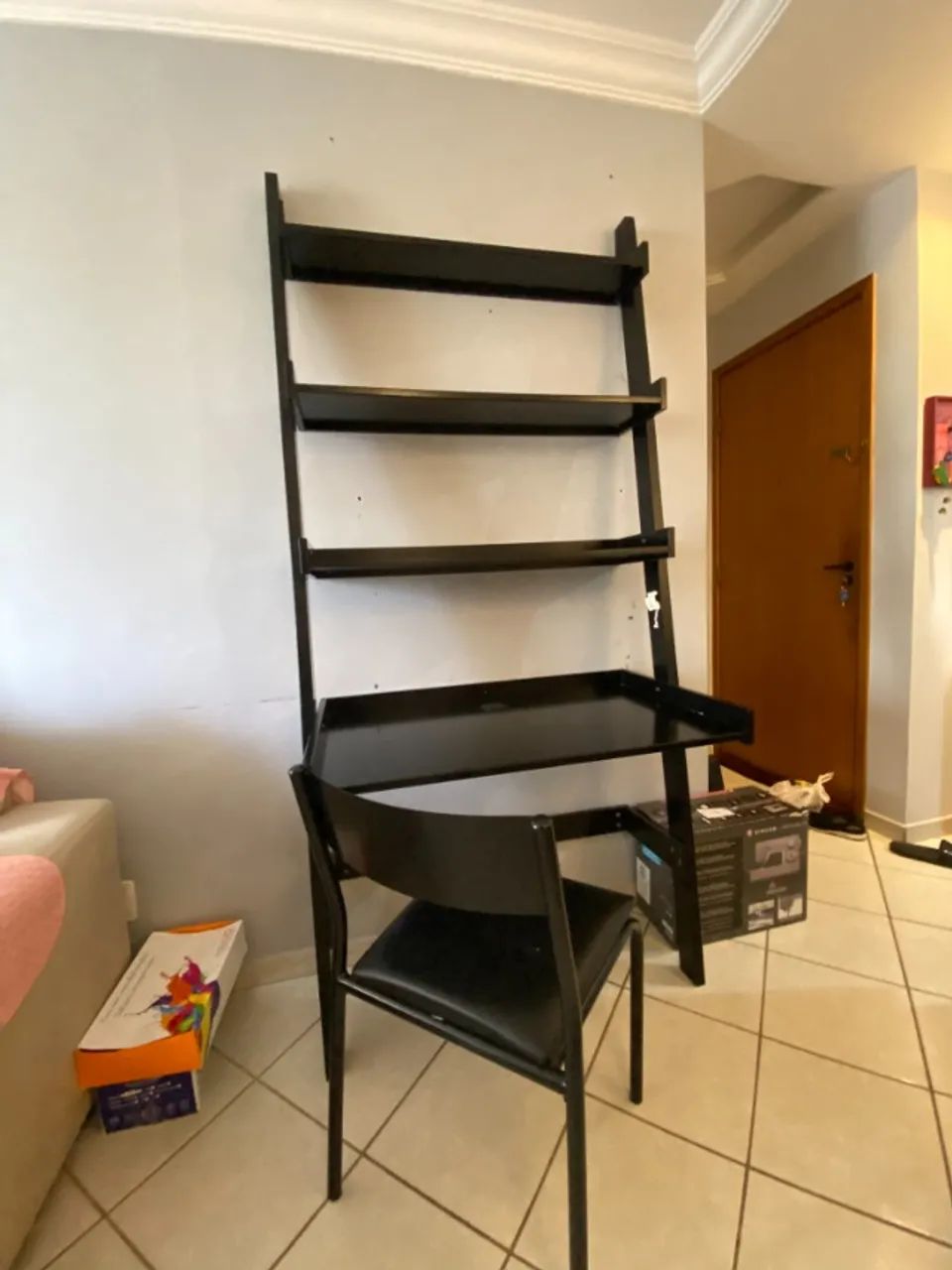 Estante/Escrivaninha Tok&Stok Preta - Foto 3