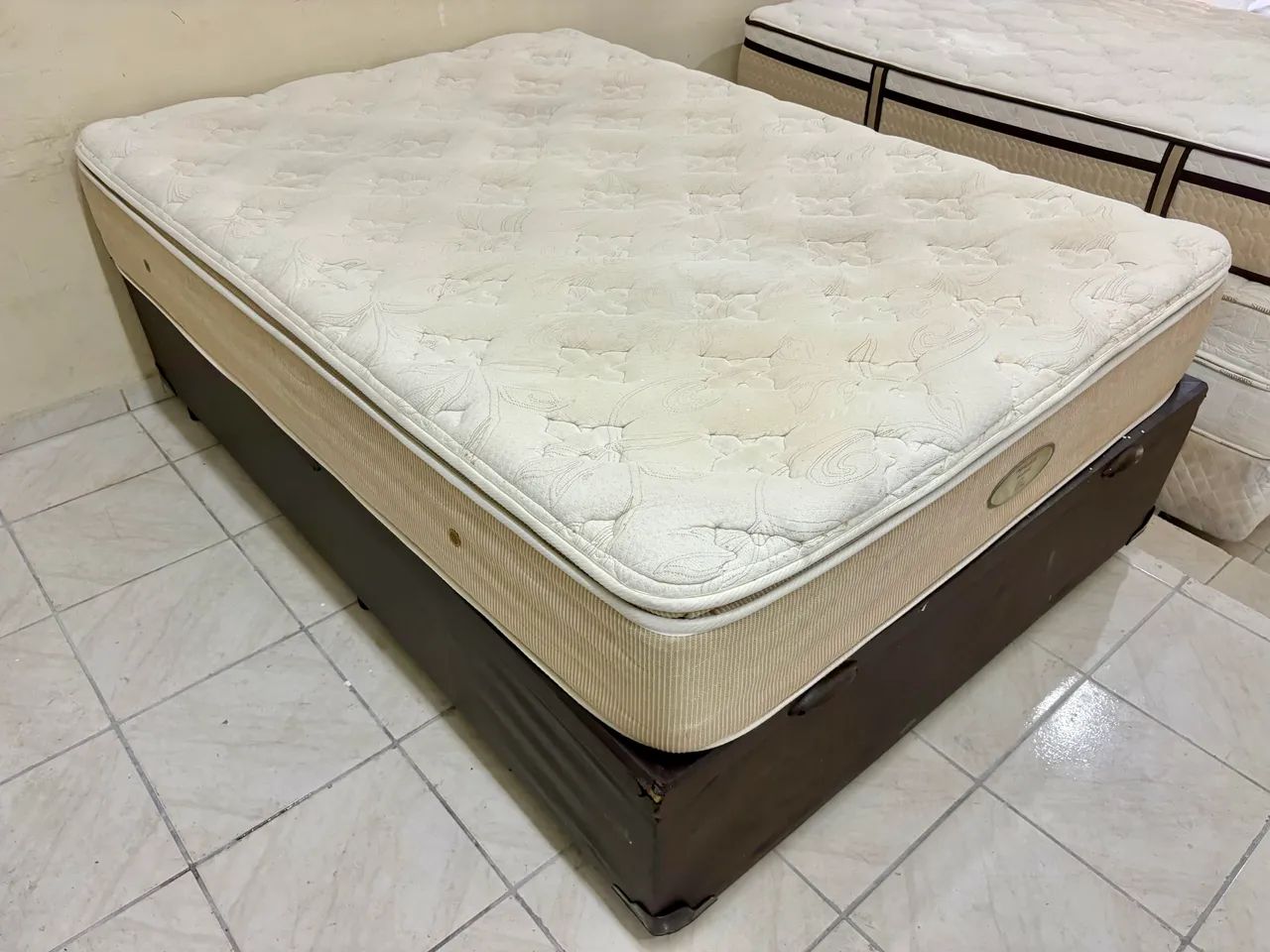 Cama box de casal com baú , cama de casal  - Foto 2