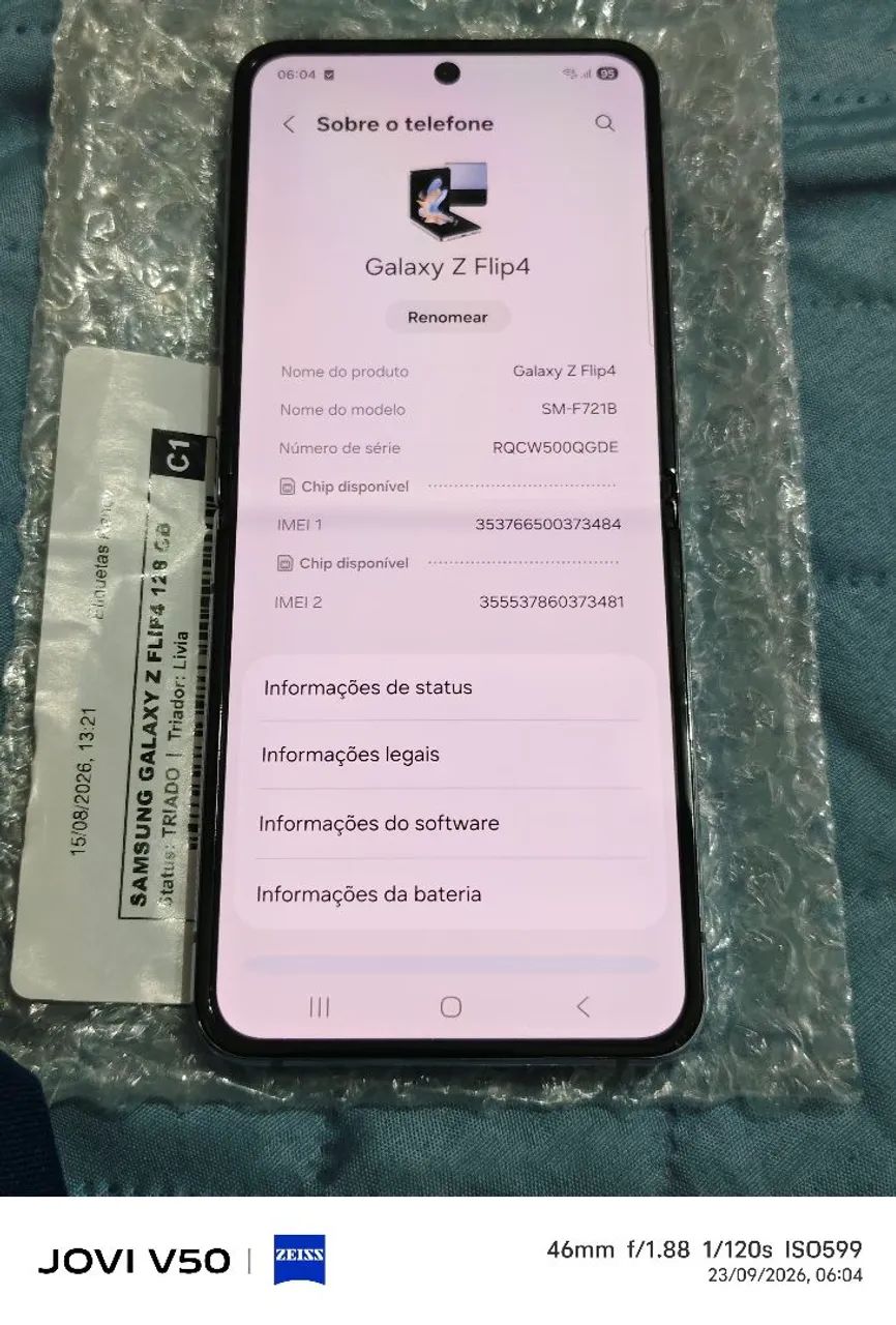 Samsung zflip 4 5g 128gb  - Foto 3