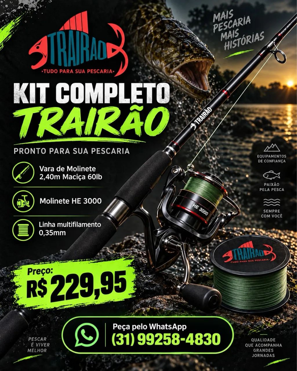 Kits de pesca completos - Foto 3