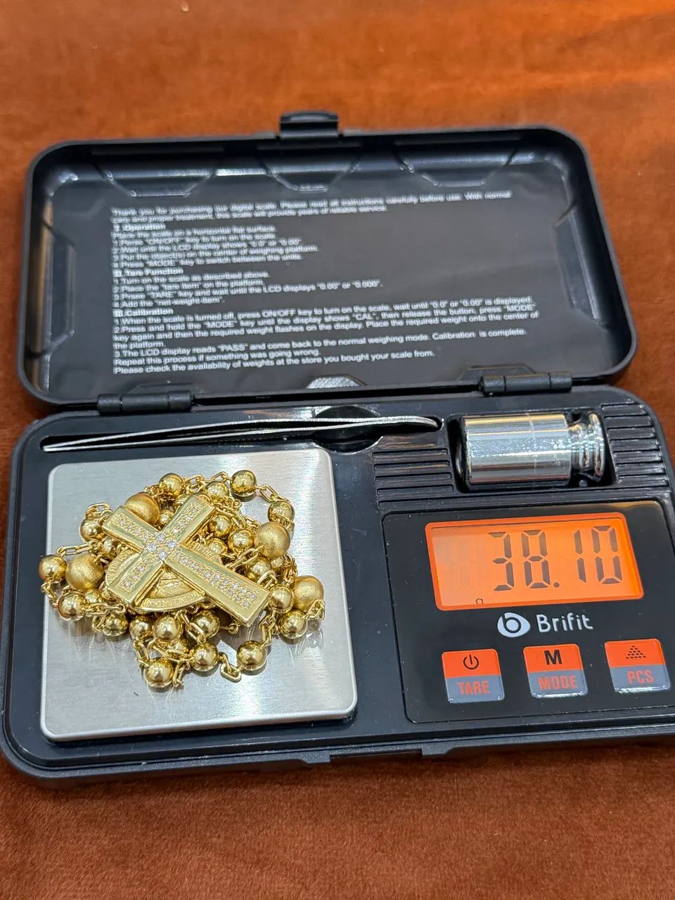 Cordão de ouro com 38.1g maciço ( LOJA FÍSICA ) - Foto 2