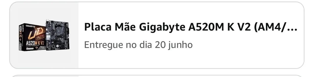 PLACA A520 GIGABYTE na GARANTIA - Foto 4