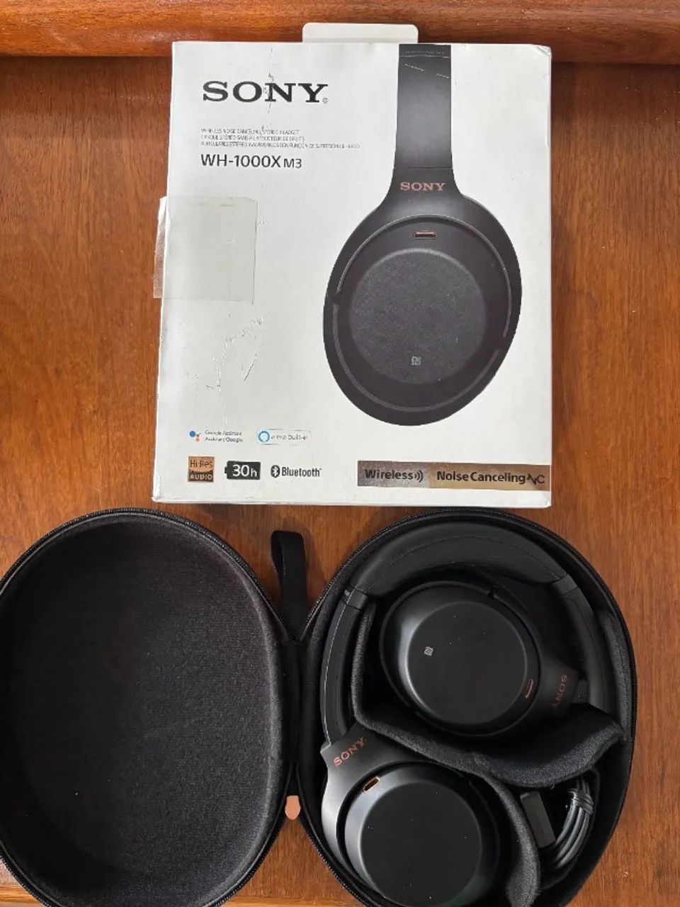 Fone de ouvido Sony Bluetooth WH-1000X - Foto 2
