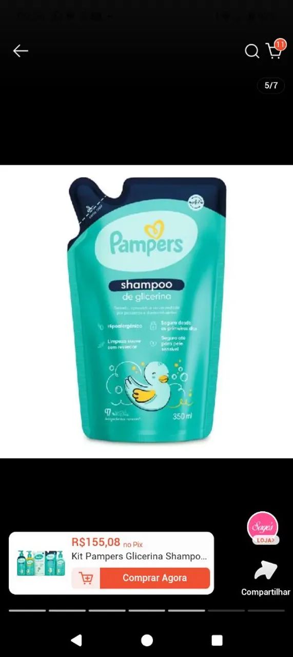 Kit Pampers fechado - Foto 4