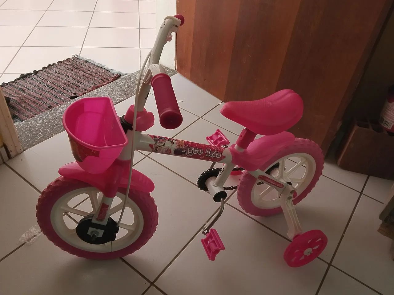 Bicicleta infantil aro 12 rosa