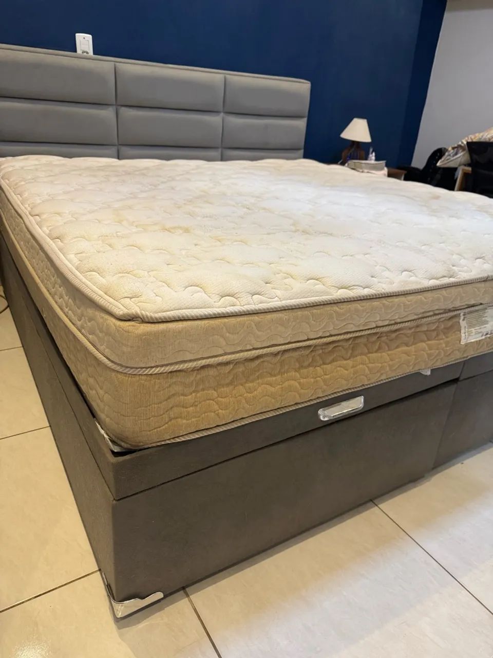 Baú King + cama + cabeceira  - Foto 4