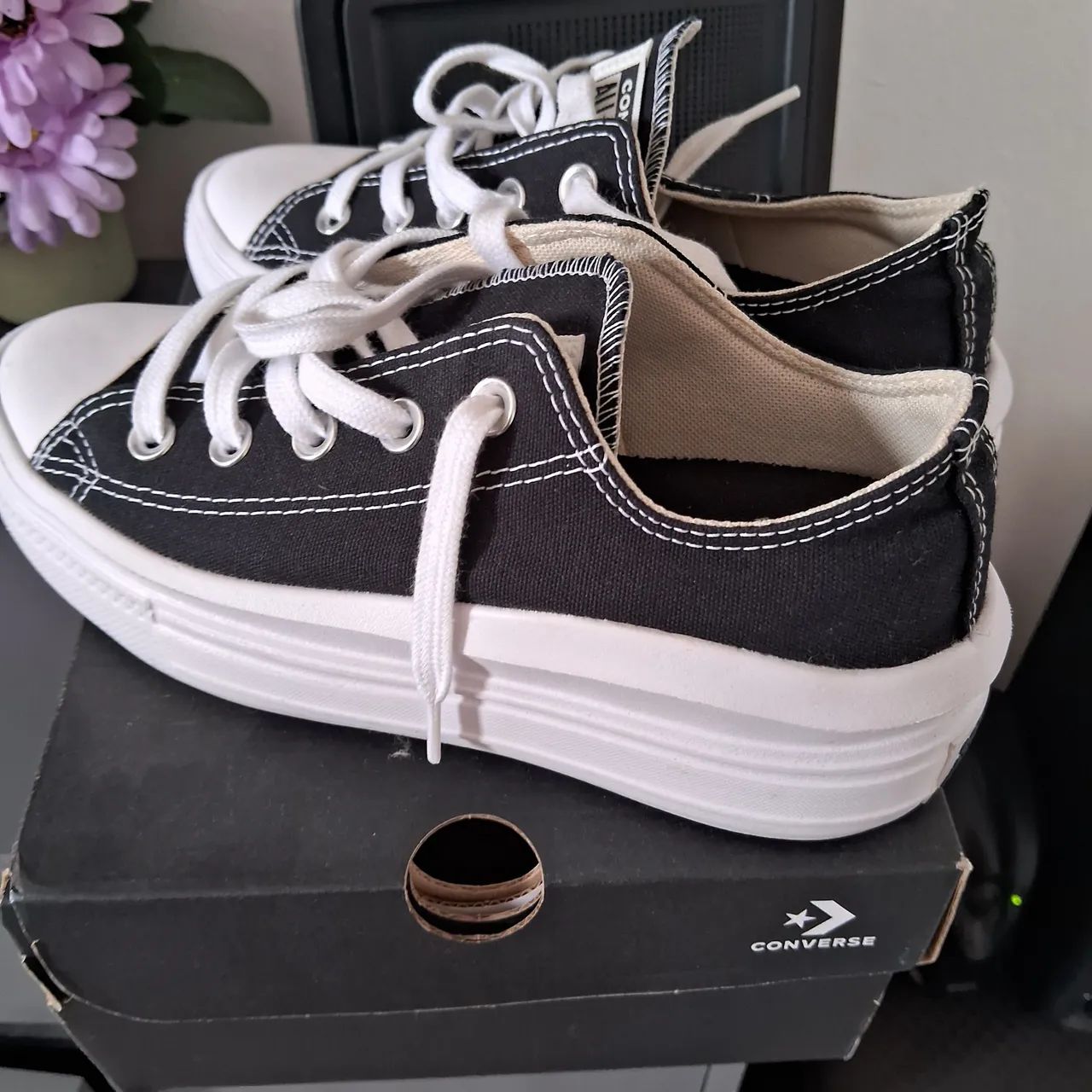 Tênis converse plataforma 