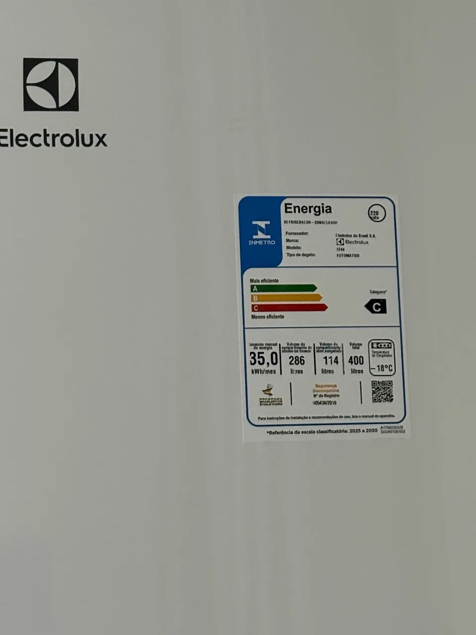 Geladeira Electrolux 