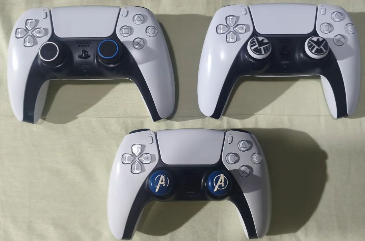 Controle DUALSENSE , com analógicos HALL EFECT.