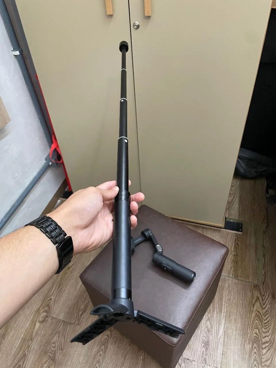GIMBAL AOCHUAN SMART XE + EXTENSOR + MINI TRIPÉ - Foto 4