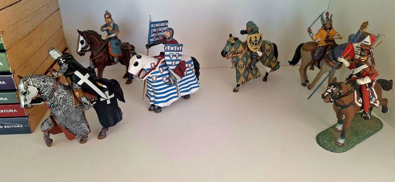 Cavaleiros Medieváis - em Chumbo - Foto 4