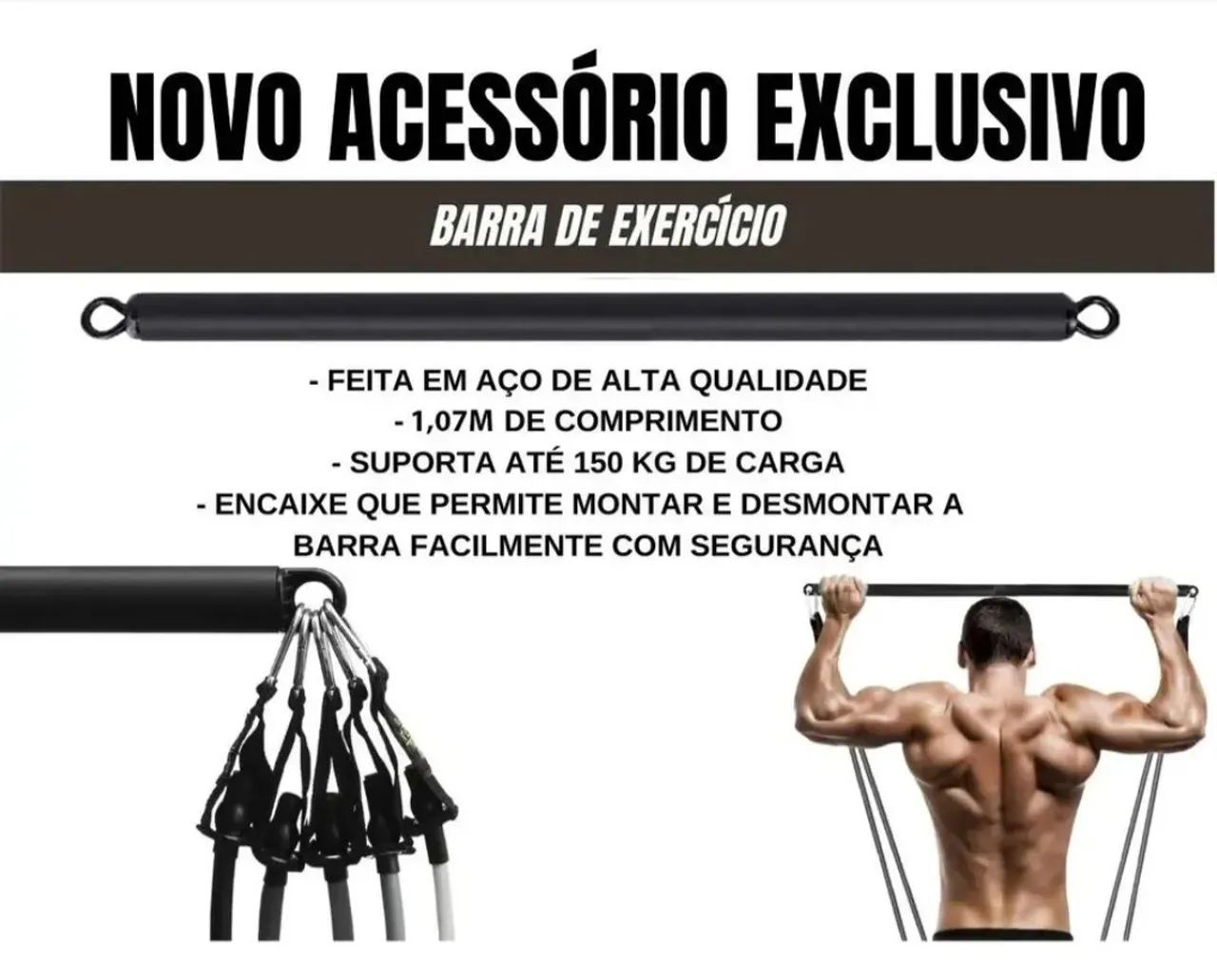 Elásticos para treino em casa - Foto 4