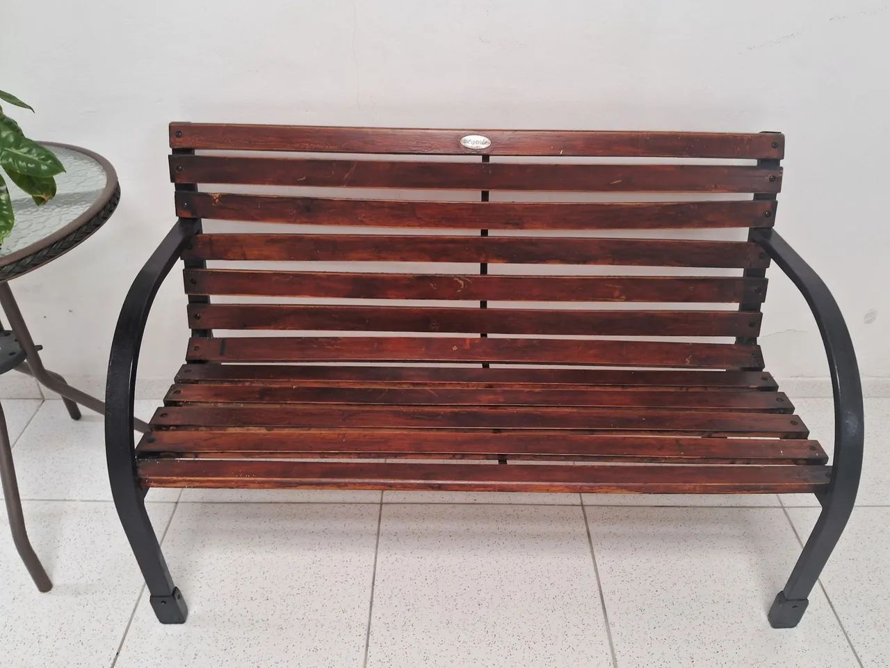 Banco de jardim em madeira - Foto 2