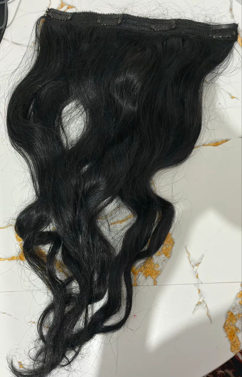 Cabelo humano - aplique tictac 55cm - Foto 4