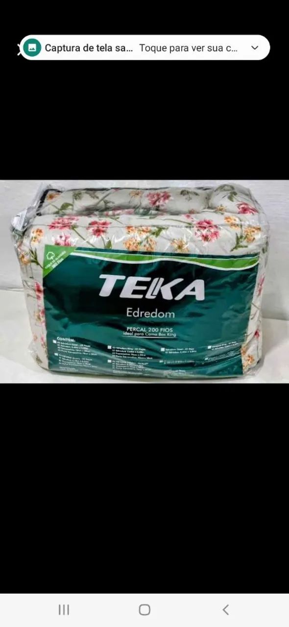 KIT EDREDOM TEKA 5 PEÇAS  - Foto 4
