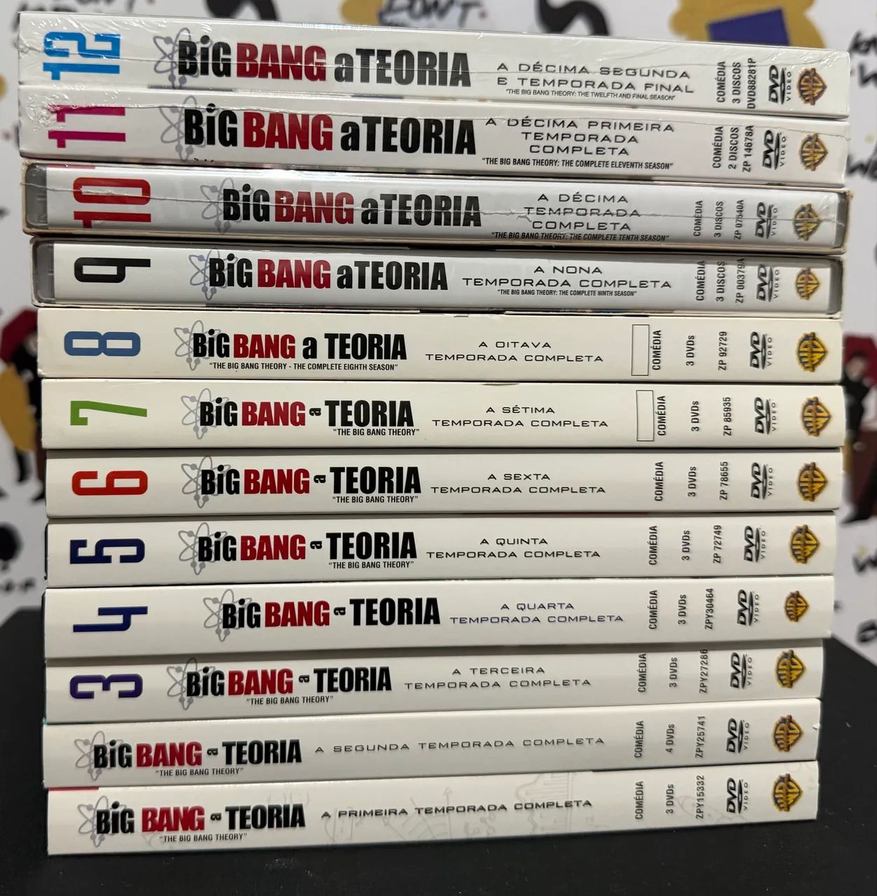 B.B.B 30包装　＋DVDセット DVDS BOXES THE BIG BANG THEORY / BIG BANG A TEORIA TODAS AS