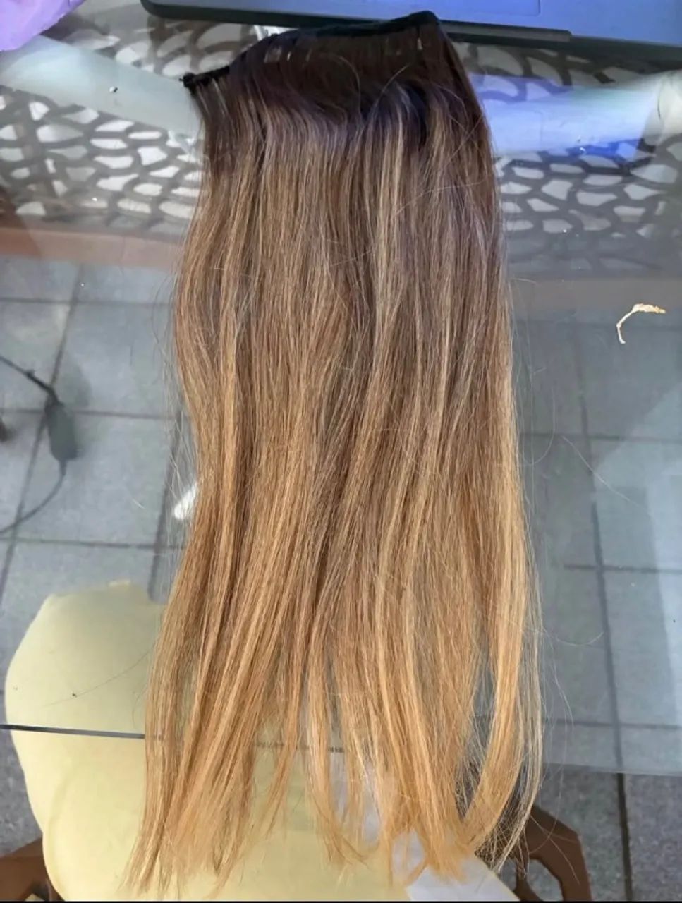 Cabelo Humano 45 cm; 60 g