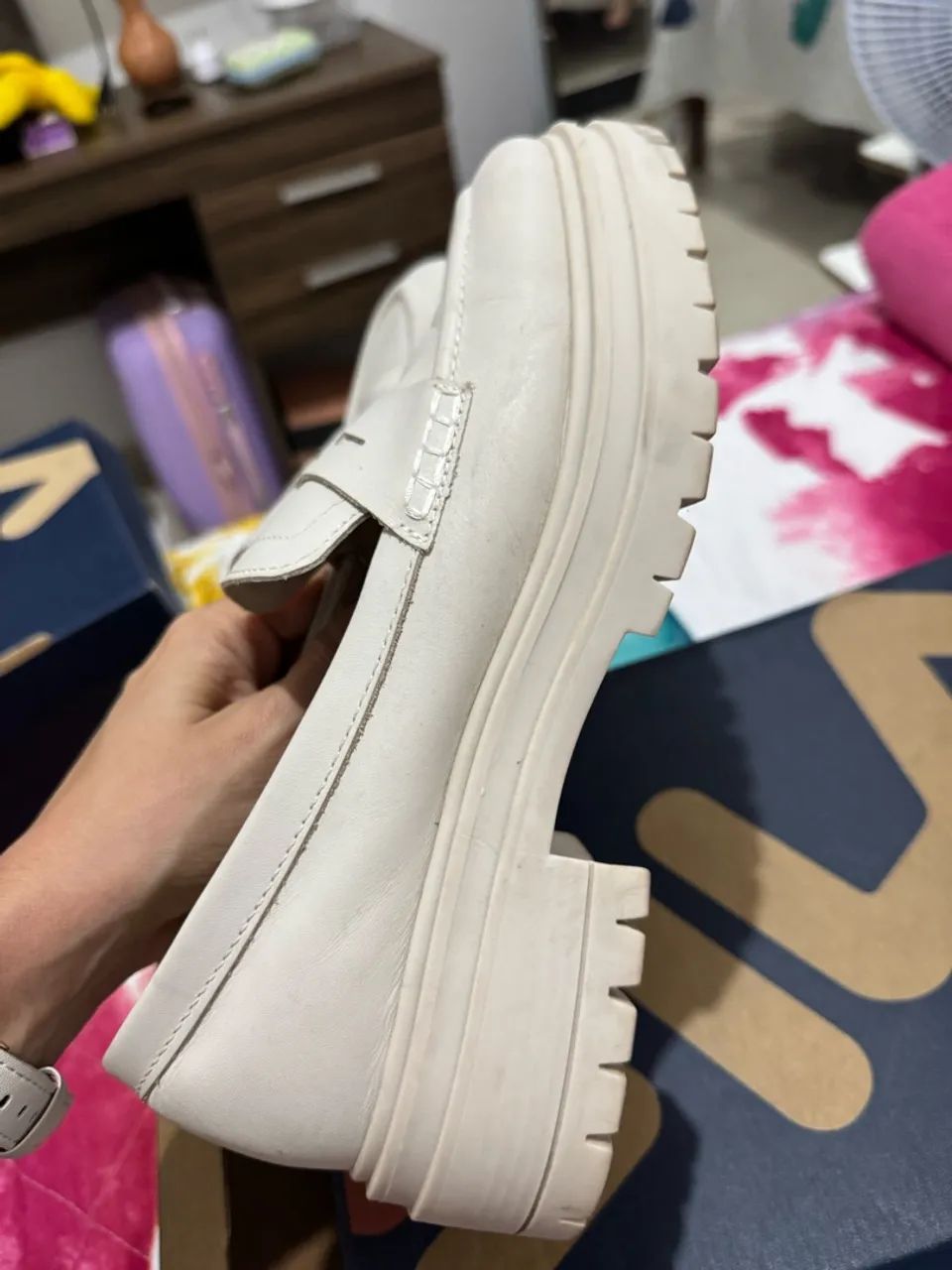 Mocassim Bottero 38 Off White - Foto 2