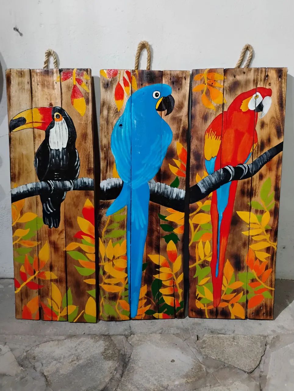Quadro Decorativo de Madeira Rústica  - Foto 3