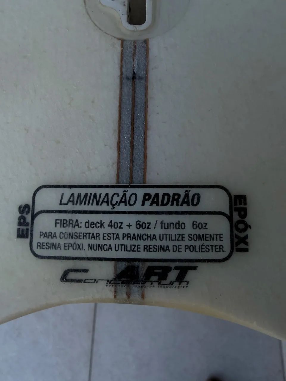 Prancha 6,1 38 litros epóxi  - Foto 3