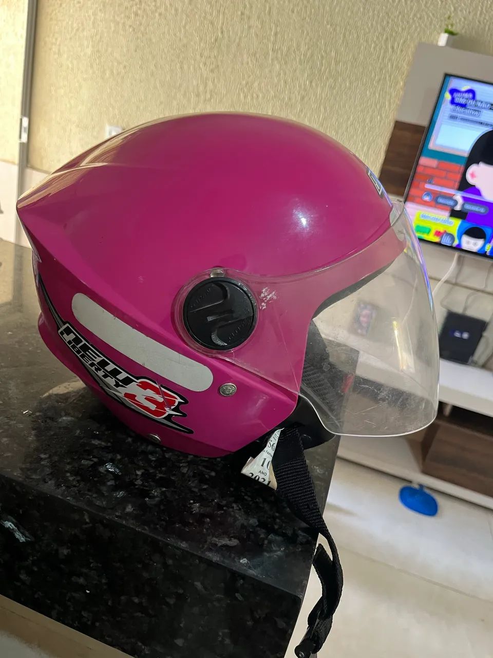 Capacete rosa  - Foto 2