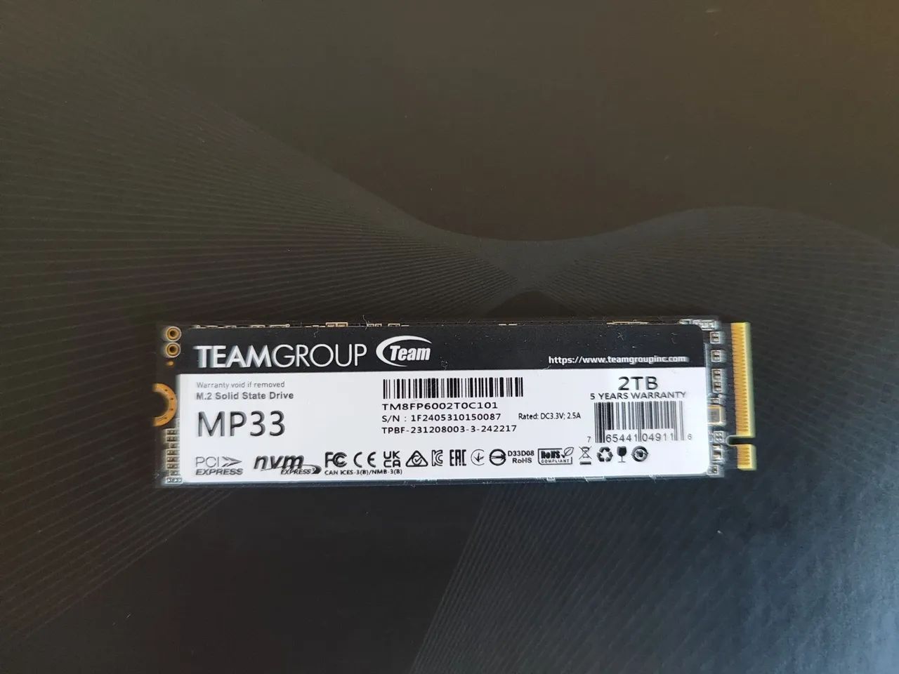 SSD M.2 TEAMGROUP 2TB GEN 3 - Foto 3