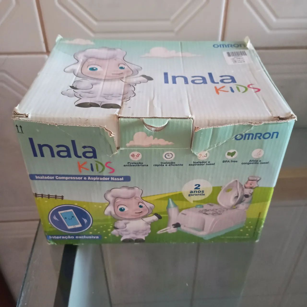 Inalador Compressor e aspirador nasal 