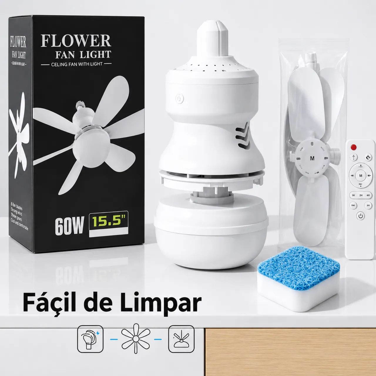 Ventilador com lâmpada Led ? - Foto 3