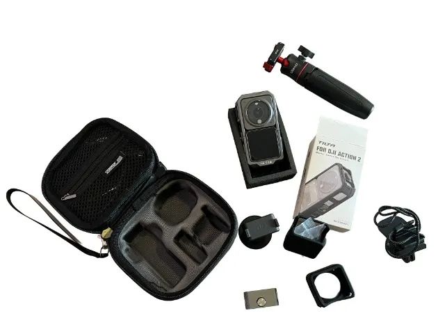 Câmera De Ação Dji Osmo Action 2 Power Combo Preto/cinza +