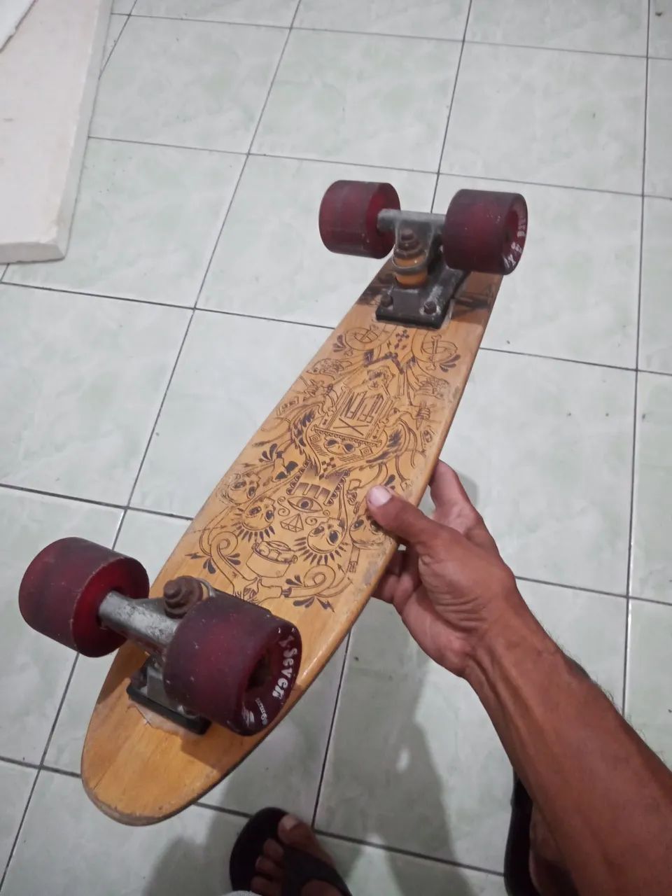 Skate miniboard usado - Foto 2