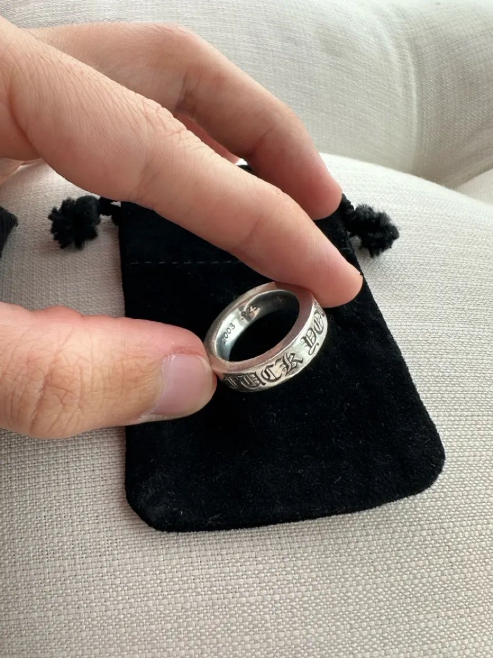 Anel Chrome Hearts - Foto 2