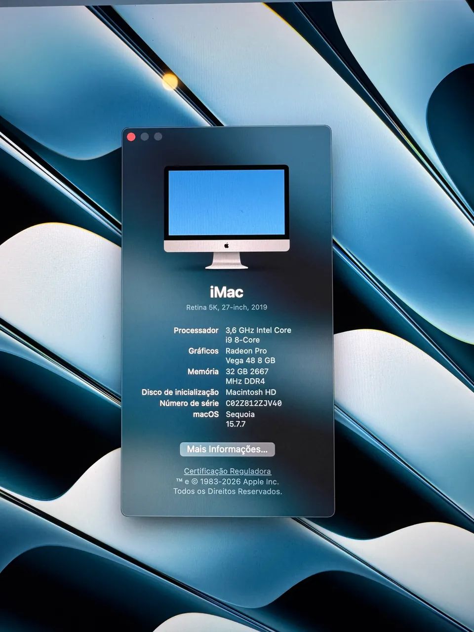 iMac 2019 27? Retina 5K - i9-9900k - Foto 3