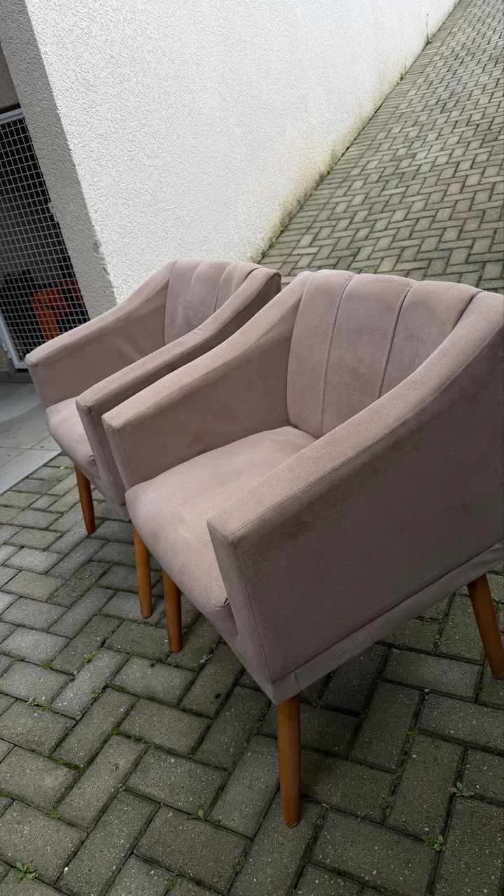 Par de Poltronas cor Cappuccino - Foto 5