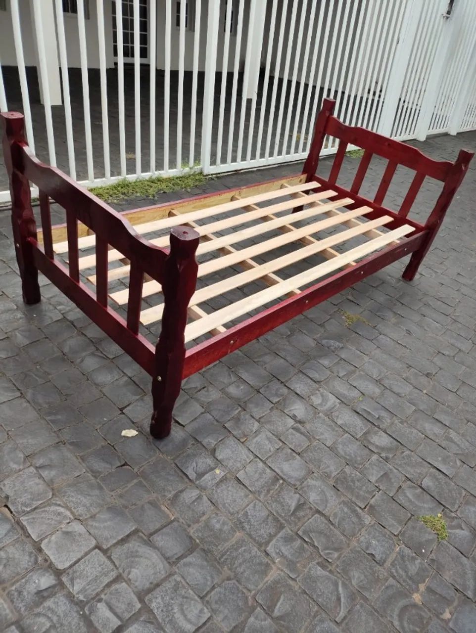 CAMA MADEIRA SOLTEIRO, NOVA PREÇO IMBATIVEL - Foto 2