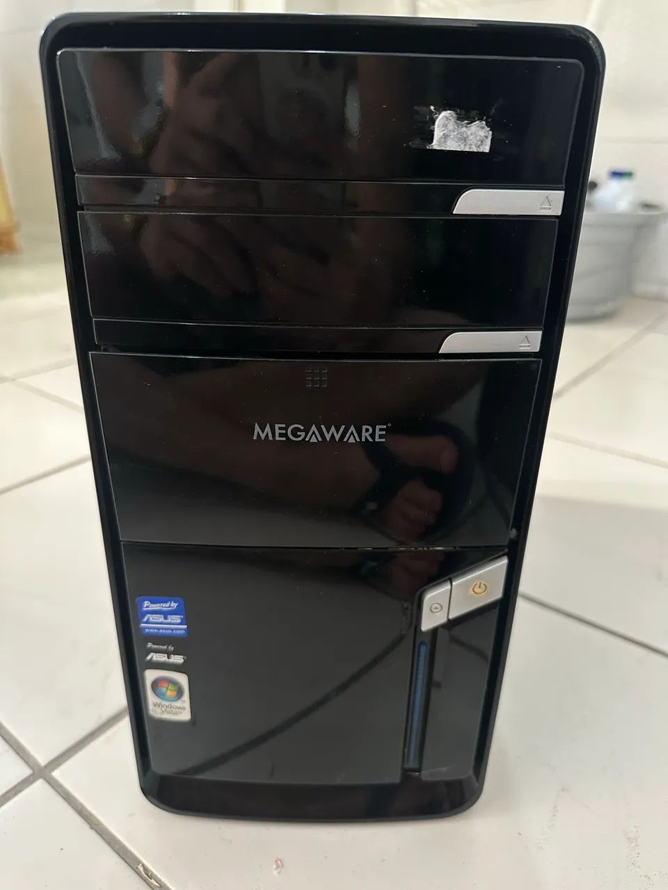 Gabinete de computador megaware com fonte e placa mãe  - Foto 3