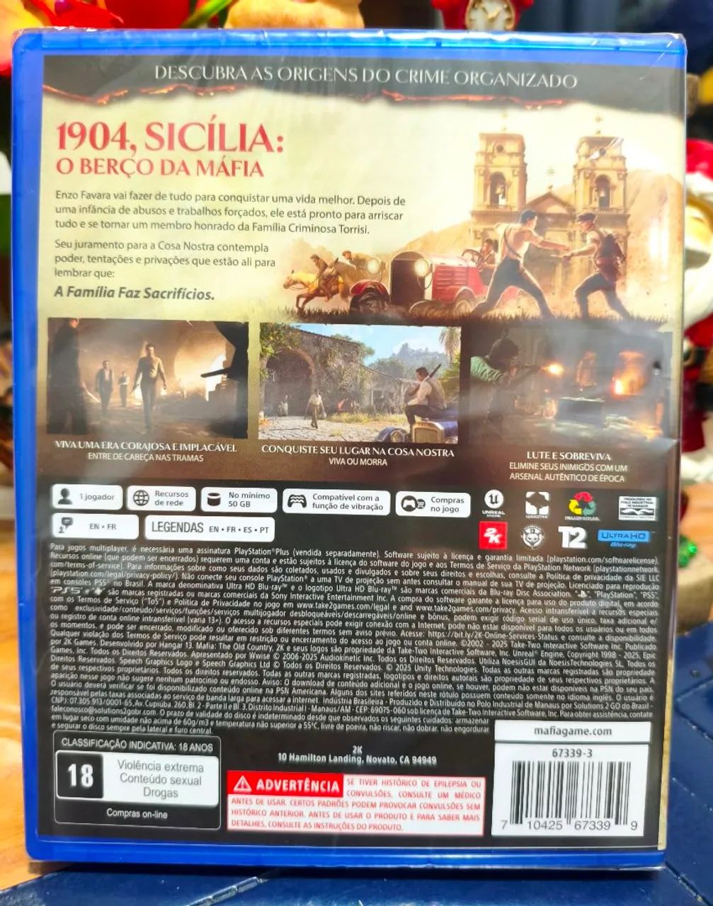 GAME JOGO MAFIA THE OLD COUNTRY PS5 LACRADO PLAYSTATION 5 - Foto 2