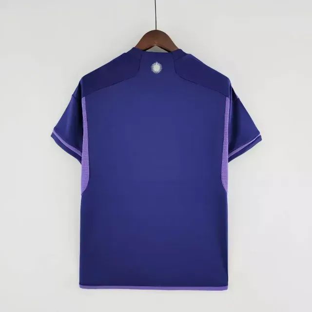 Camiseta/camisa da seleção da Argentina roxa Importada! - Foto 4