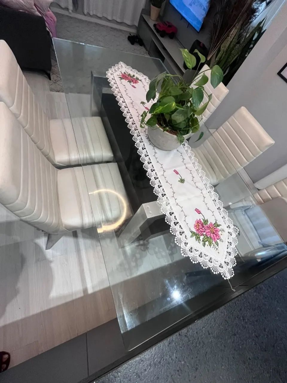 Mesa de Jantar Retangular com 6 cadeiras -  200x100 cm - Foto 2