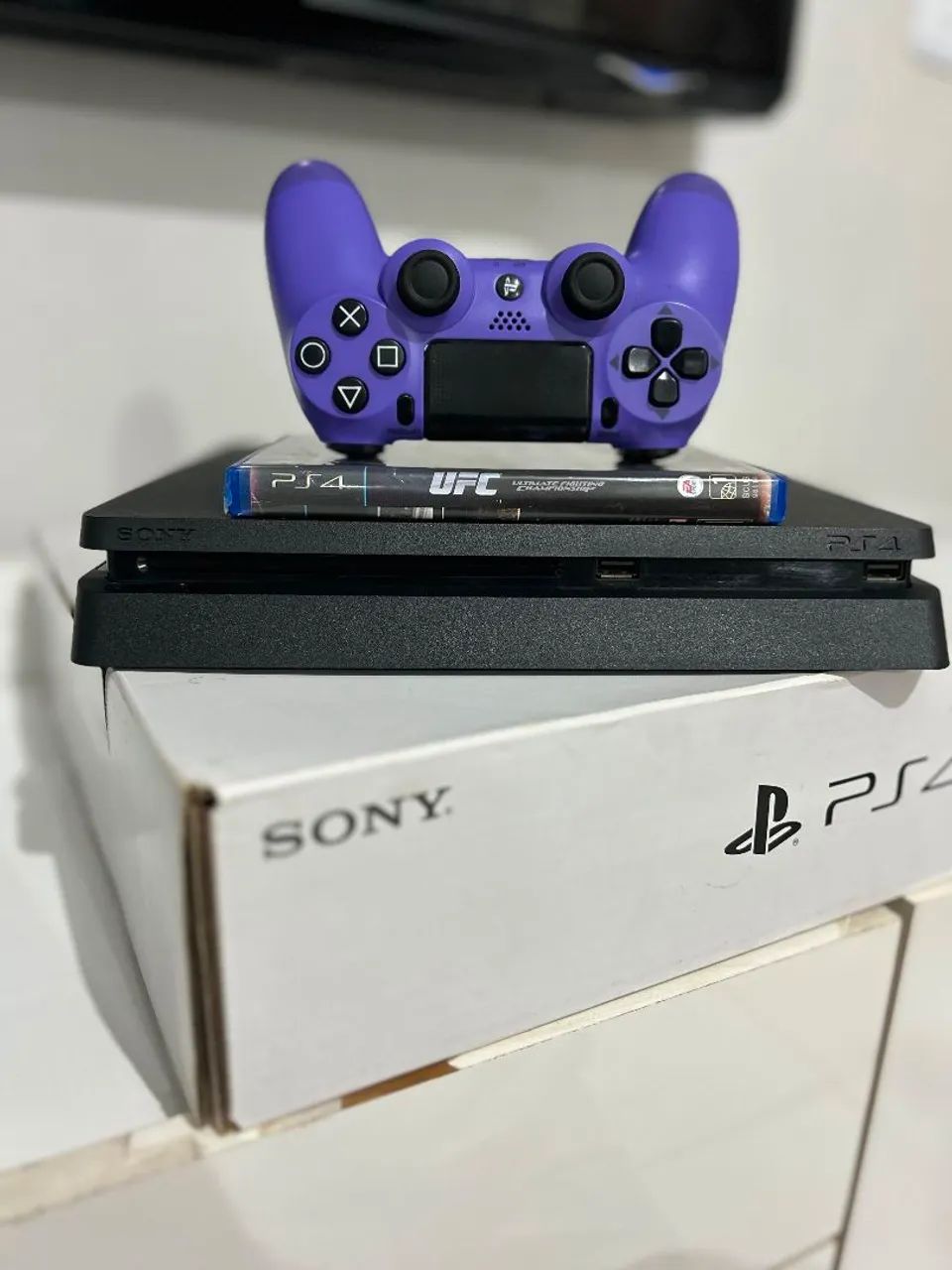 1PS4 Slim 500Gb com caixa  - Foto 4