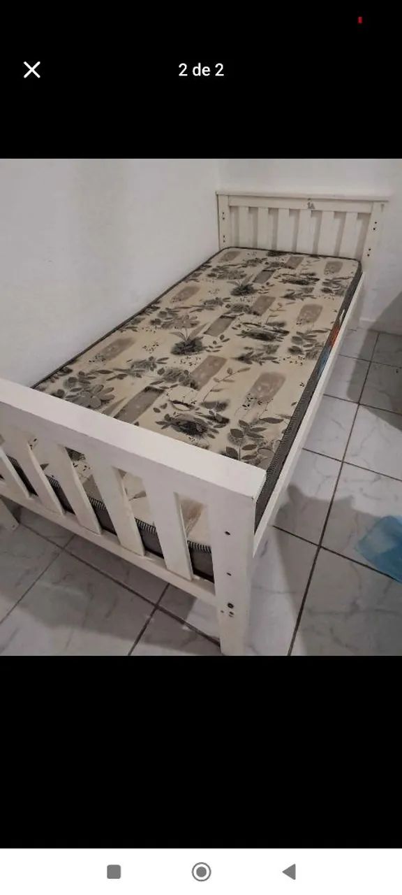 White disassembled single bed65704323297923121