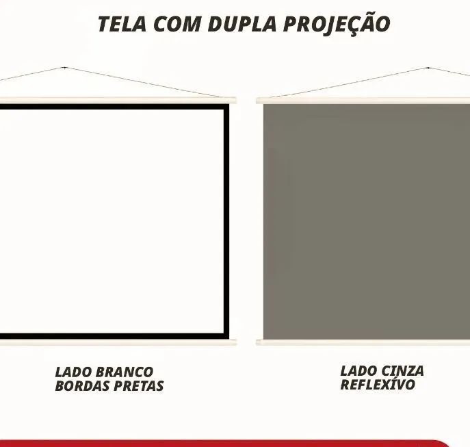 Vende se tela para projetores em lona até 100 polegadas  - Foto 5