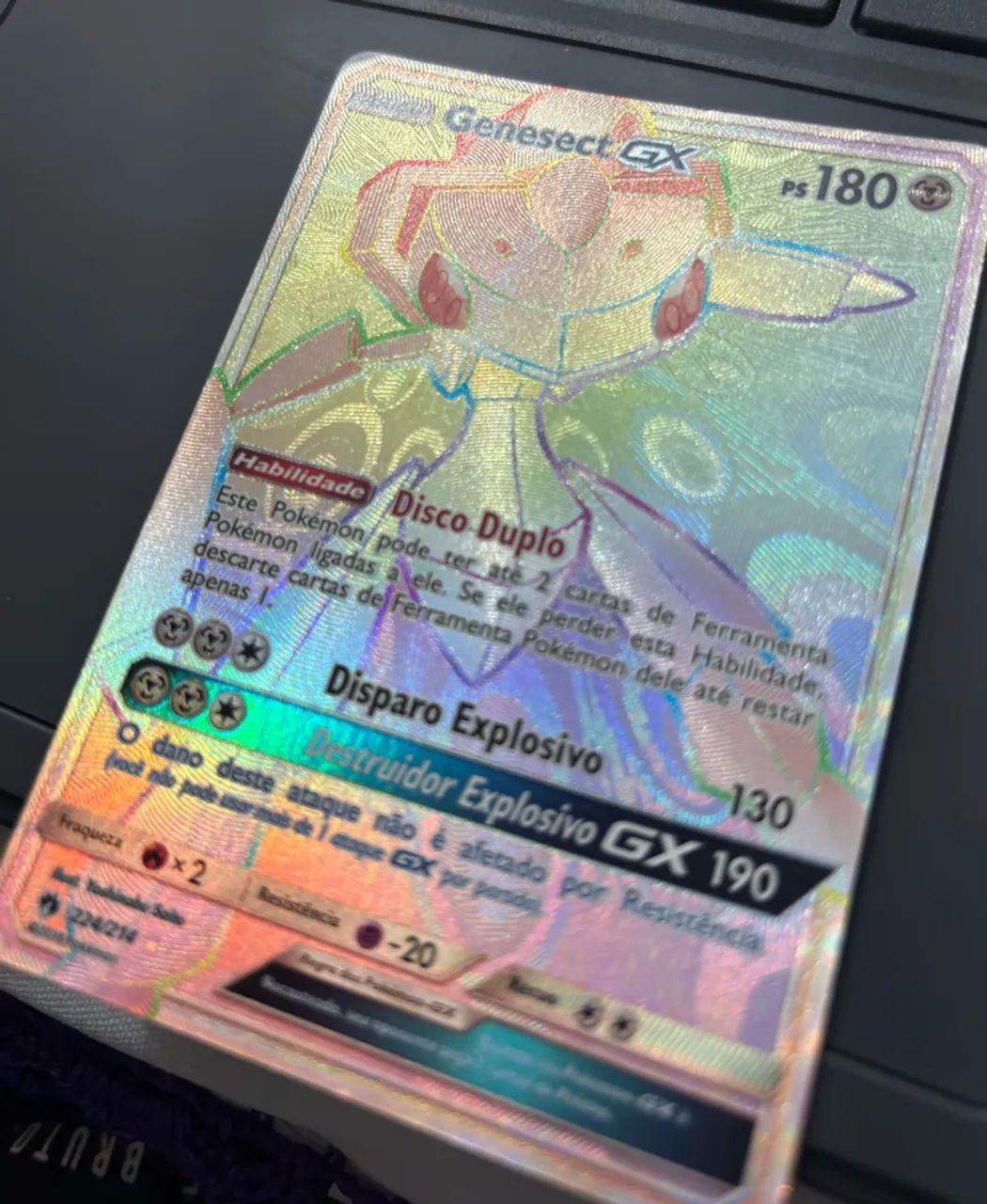 Card Pokémon Genesect-GX (224/214) - Foto 2