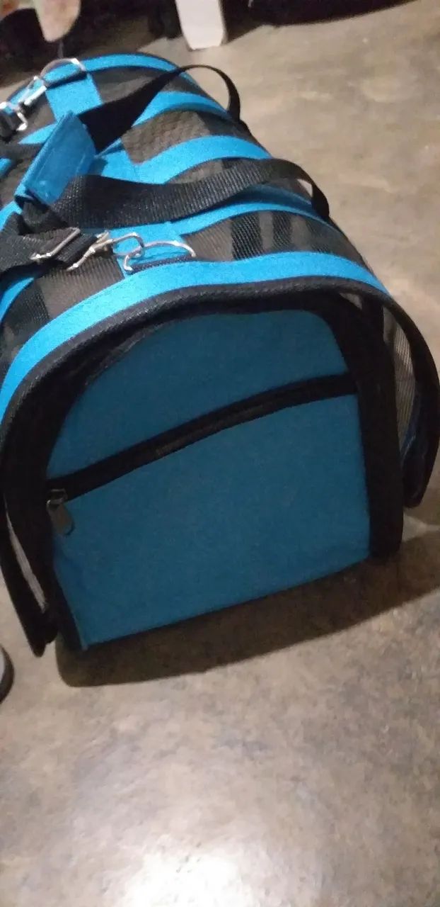 Bolsa mala transporte pe cachorro  ou gato - Foto 5