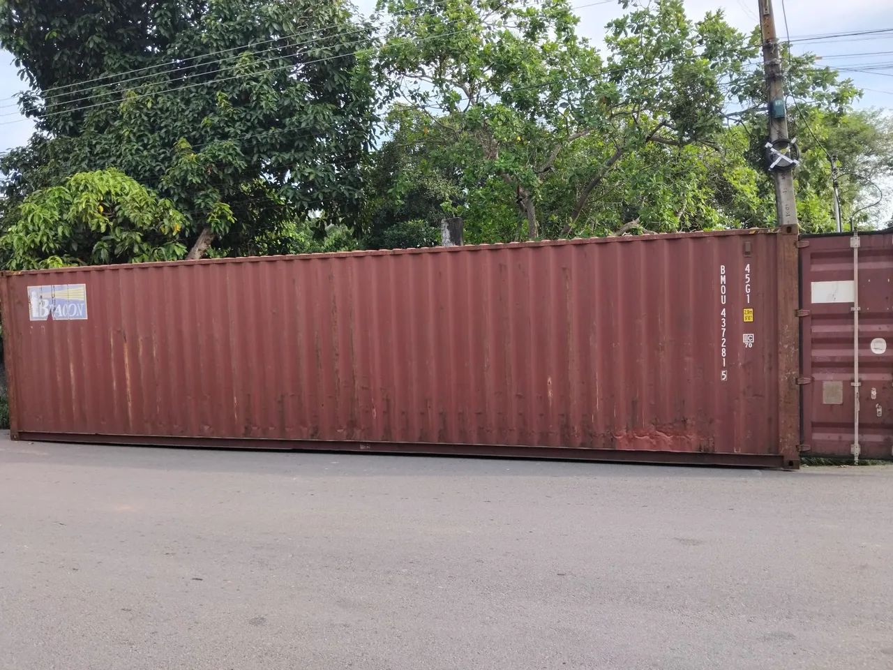 ALUGUEL CONTÊINER 40 PÉS HIGH CUBE - MANAUS