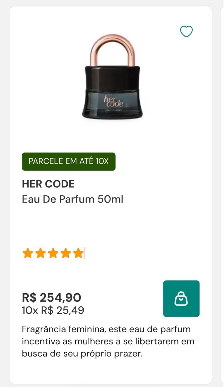 Her Code Eau de parfum 50 ml - Foto 4