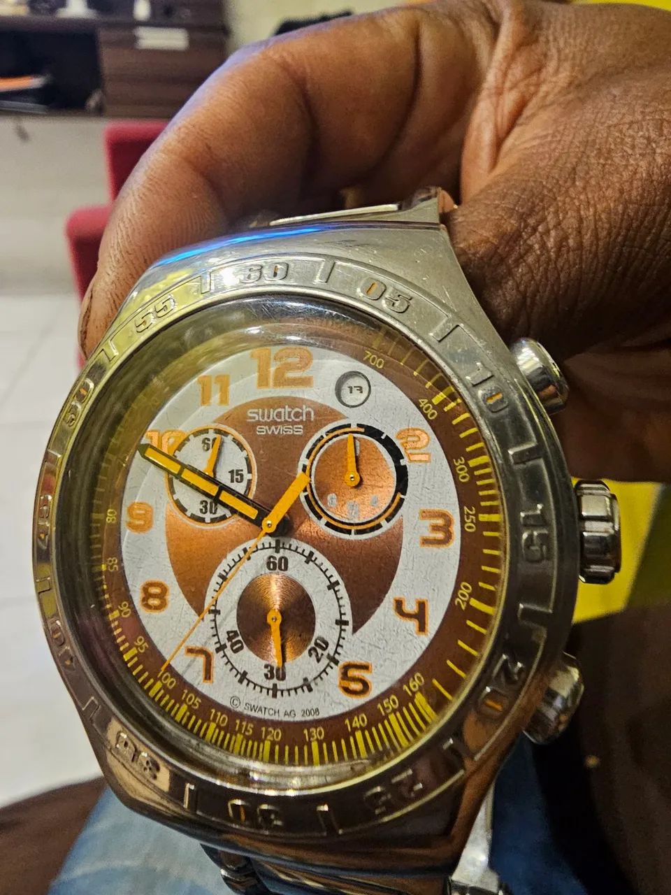 RELÓGIO SWATCH PRATA 