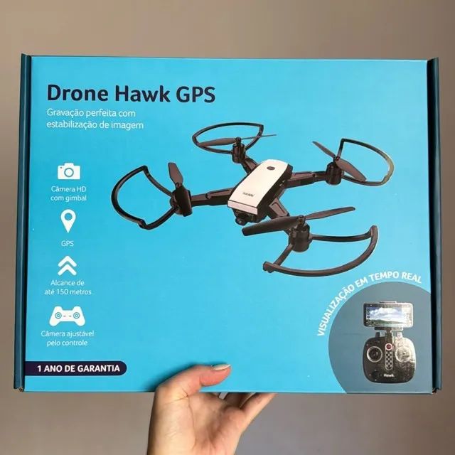 Drone Hawk Es257 Cor Preto - Foto 2