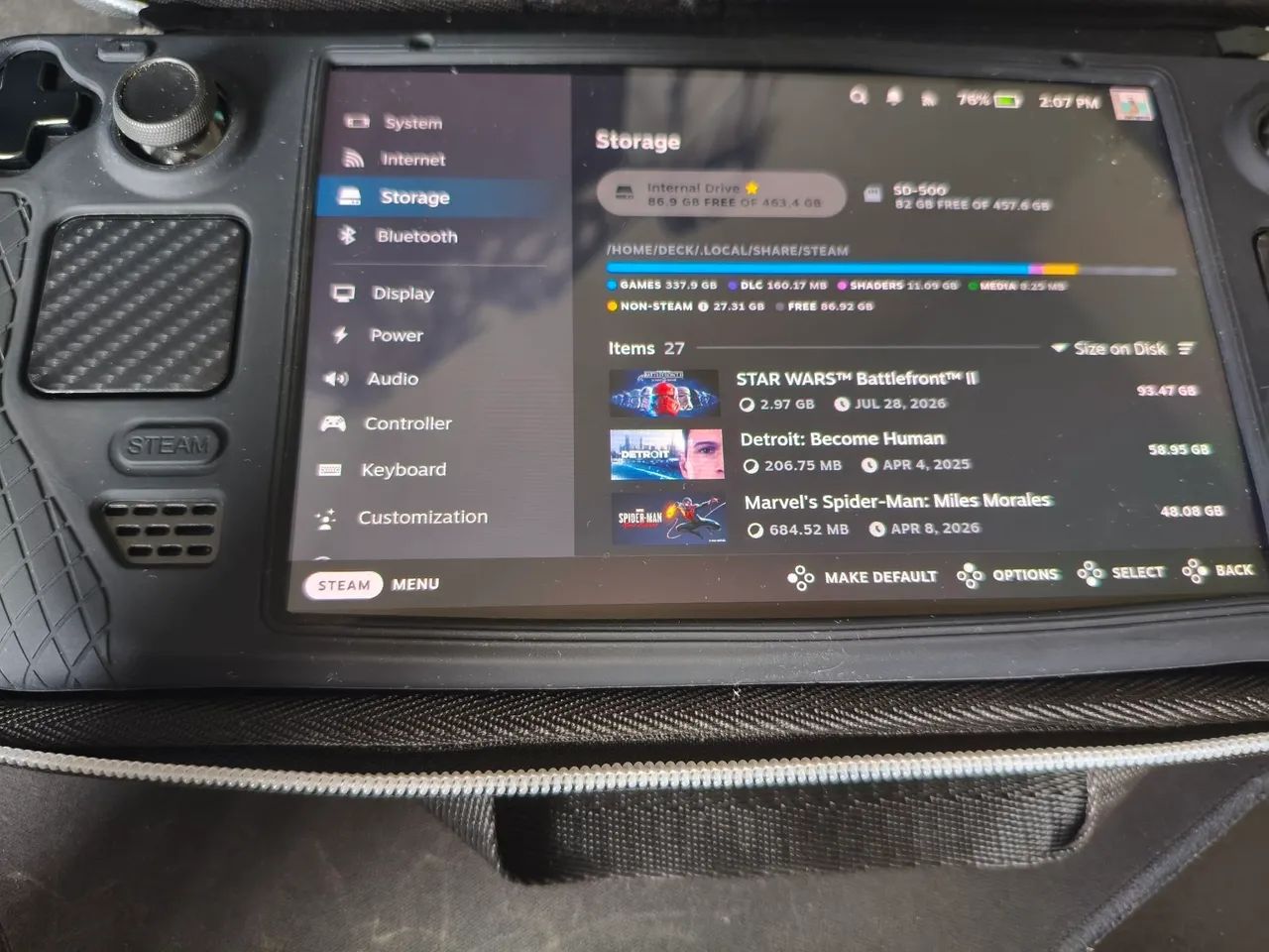 Steam Deck OLED 500Gb - Excelente  - Foto 5