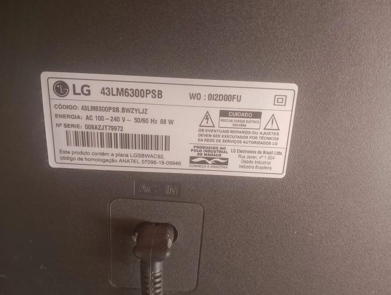 Televisão LG 42 polegadas  - Foto 3
